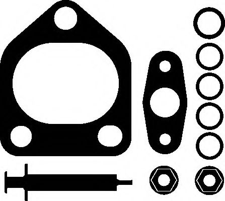 Set montaj, turbocompresor BMW 5 Touring (E39) (1997 - 2004) ELRING 703.871