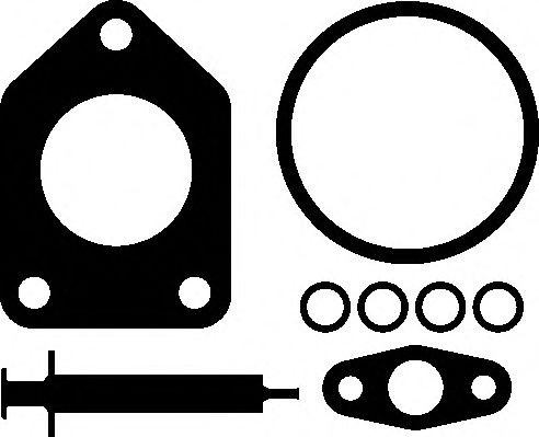 Set montaj, turbocompresor BMW Seria 1 (F21) (2011 - 2016) ELRING 456.100 piesa NOUA