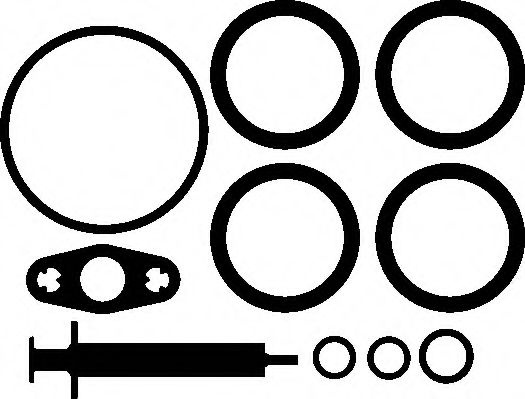 Set montaj, turbocompresor BMW Seria 4 Gran Coupe (F36) (2014 - 2016) ELRING 306.350 piesa NOUA