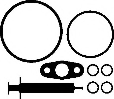Set montaj, turbocompresor BMW Seria 4 Gran Coupe (F36) (2014 - 2016) ELRING 259.930 piesa NOUA