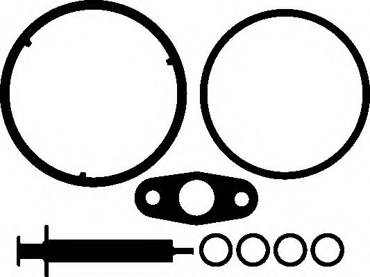 Set montaj, turbocompresor BMW X4 (F26) (2014 - 2016) ELRING 452.390
