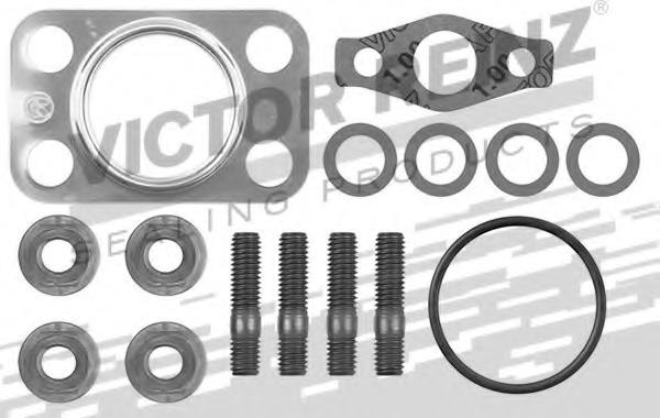 Set montaj, turbocompresor Citroen BERLINGO I caroserie (M_), Citroen BERLINGO (MF), PEUGEOT RANCH caroserie (5) - REINZ 04-10043-01