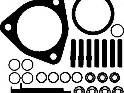 Set montaj, turbocompresor CITROEN C4 II (B7) (2009 - 2016) ELRING 376.340 piesa NOUA