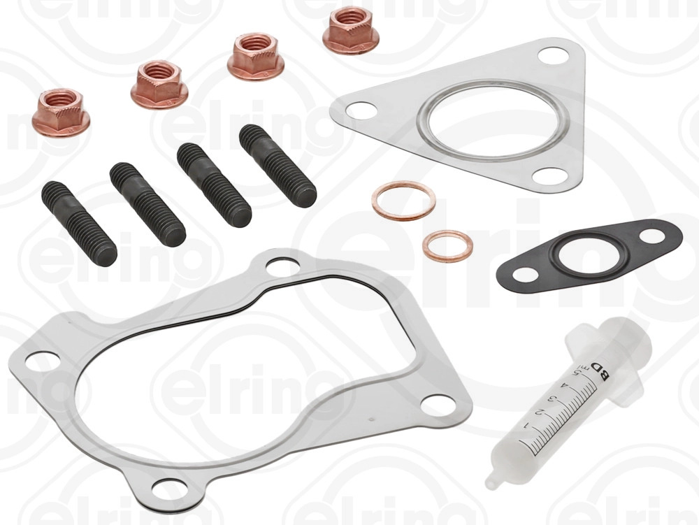 Set montaj, turbocompresor ELRING 704.010 compatibil cu SKODA OCTAVIA I Combi (1U5) 1998 1999 2000 2001 2002 2003 2004 2005 2006 2007 2008 2009 2010
