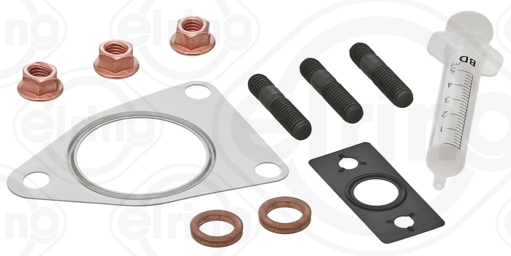Set montaj, turbocompresor ELRING 714.640 se potriveste la FORD FOCUS C-MAX (DM2) 2003 2004 2005 2006 2007