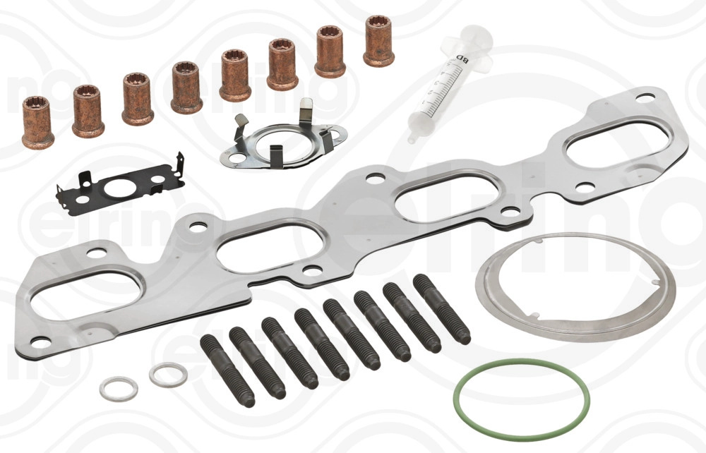 Set montaj, turbocompresor ELRING 795.420 compatibil cu VW CALIFORNIA T6 Camper (SGC, SGG, SHC) 2015 2016 2017 2018 2019 2020 2021 2022 2023 2024