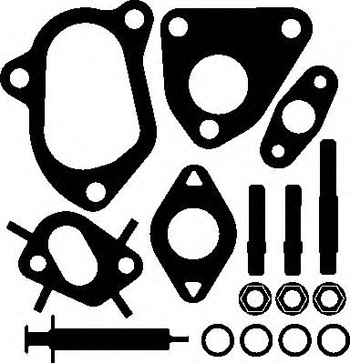 Set montaj, turbocompresor FIAT ALBEA (178) (1996 - 2009) ELRING 715.310 piesa NOUA