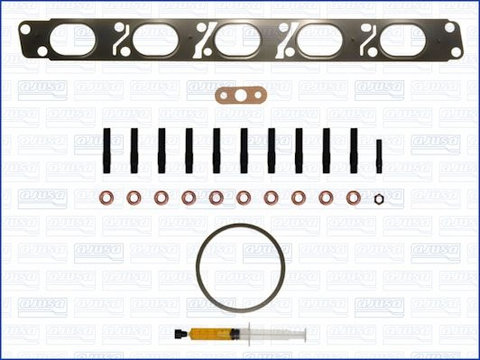 Set montaj turbocompresor JTC11523 AJUSA pentru Volvo S40 Ford Focus Volvo C70 Volvo S80 Volvo C30 Volvo V70 Volvo V40