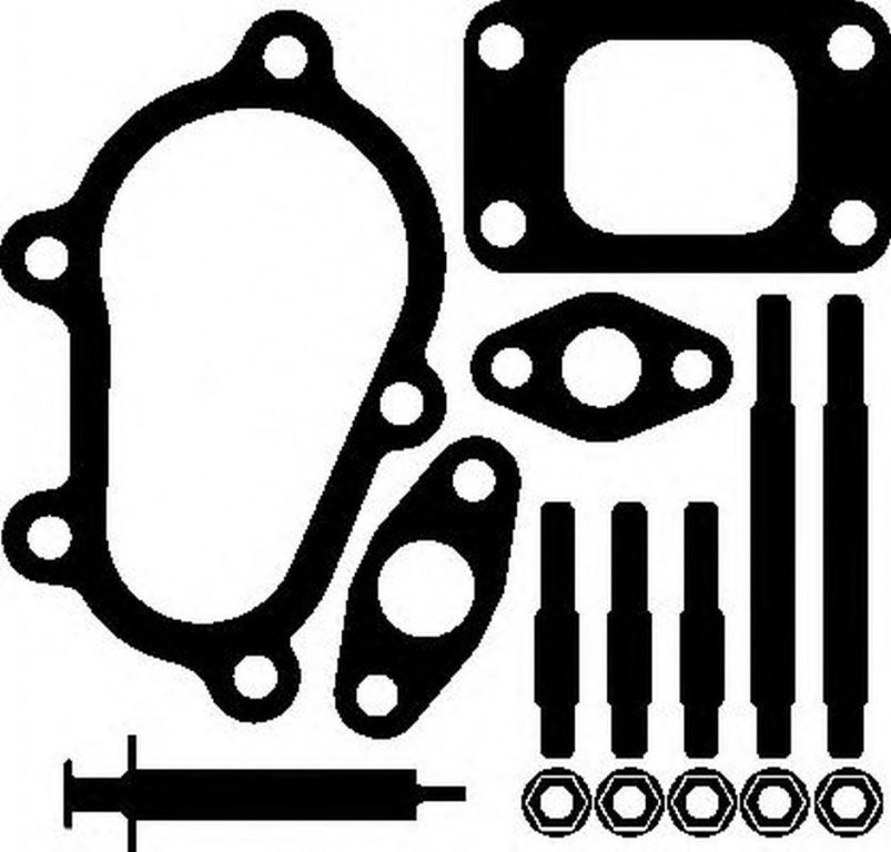 Set montaj turbocompresor MAN L 2000 ELRING 716070