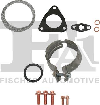 Set montaj, turbocompresor MERCEDES-BENZ E-CLASS (W211), Sedan, 03.2002 - 03.2009 FA1 KT140095