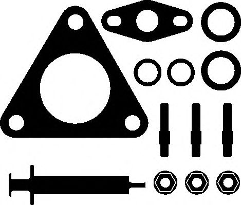 Set montaj, turbocompresor MERCEDES VARIO bus (1996 - 2016) ELRING 715.530 piesa NOUA