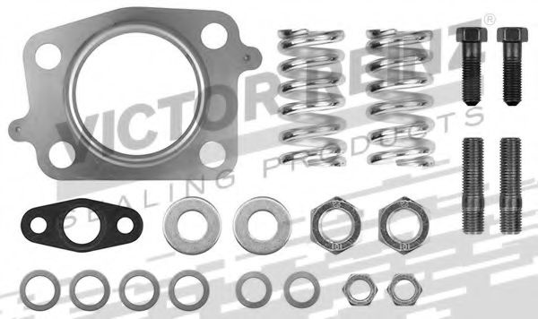 Set montaj, turbocompresor MITSUBISHI L 200 (K7, K6) (1996 - 2007) VICTOR REINZ 04-10001-01 piesa NOUA