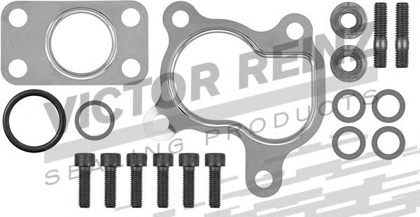 Set montaj turbocompresor PEUGEOT 206 1.4HDI 01- 18 ELEM. - Cod intern: W20053451 - LIVRARE DIN STOC in 24 ore!!!