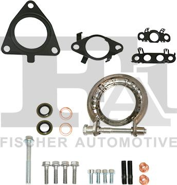 Set montaj, turbocompresor PEUGEOT 508 I (8D_), Sedan, 11.2010 - 12.2018 FA1 KT210380