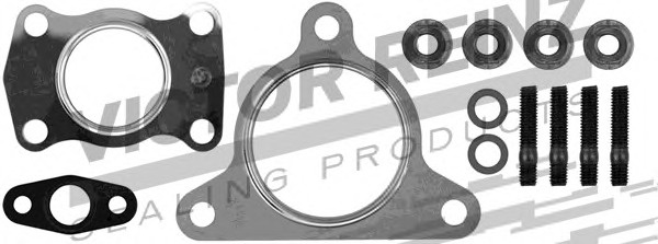 Set montaj turbocompresor # Peugeot 807 2002 2003 2004 2005 2006 2007 2008 2009 2010 2011 2012 2013 2014 2015 2016 2017 2018 2019 2020 2021 2022 2023 2024 2025 # 04 10074 01 # VICTOR REINZ