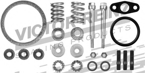 Set montaj turbocompresor # Peugeot 807 2002 2003 2004 2005 2006 2007 2008 2009 2010 2011 2012 2013 2014 2015 2016 2017 2018 2019 2020 2021 2022 2023 2024 2025 # 04 10101 01 # VICTOR REINZ