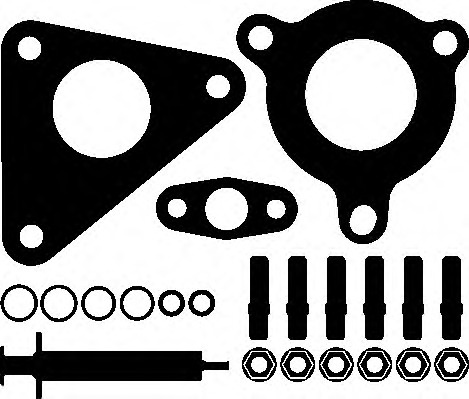 Set montaj turbocompresor # Renault ScEnic 2003 2004 2005 2006 2007 2008 2009 2010 2011 2012 2013 2014 2015 2016 2017 2018 2019 2020 2021 2022 2023 2024 2025 # 715 340 # ELRING