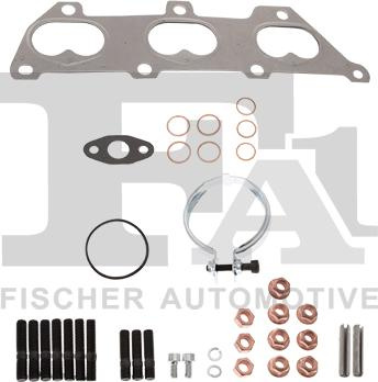Set montaj, turbocompresor SAAB 9-5 (YS3E), Turism, 10.1998 - 12.2009 FA1 KT540060