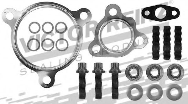 Set montaj, turbocompresor SEAT LEON (1M1) (1999 - 2006) VICTOR REINZ 04-10198-01 piesa NOUA