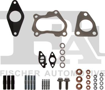 Set montaj, turbocompresor TOYOTA COROLLA IX (_E12_), Hatchback, 01.2001 - 12.2007 FA1 KT770250