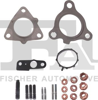 Set montaj, turbocompresor TOYOTA YARIS II (_P9_), Hatchback, 01.2005 - 12.2014 FA1 KT770040