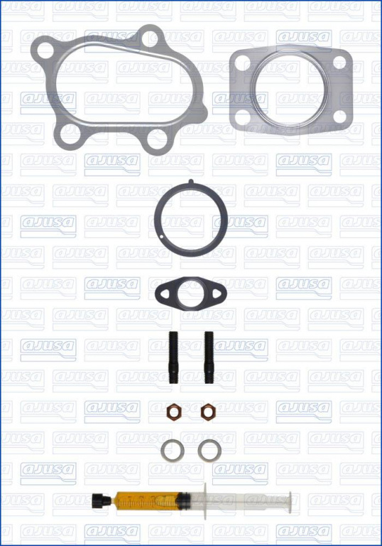 Set montaj. turbocompresor Turbocharger assembly kit with gaskets IVECO DAILY IV DAILY VI 3.0 d 09.09- IVECO DAILY IV (DAILY-2000), Camion de gunoi, 05.2006 - 08.2011 Ajusa JTC12129