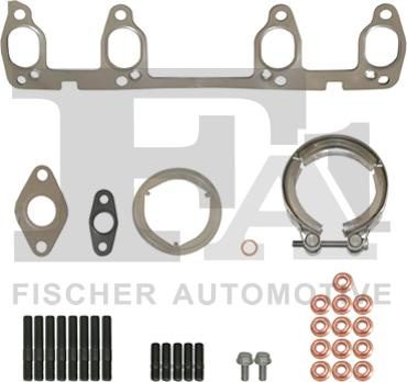 Set montaj, turbocompresor VW GOLF V Variant (1K5), Turism, 01.2007 - 07.2009 FA1 KT110105