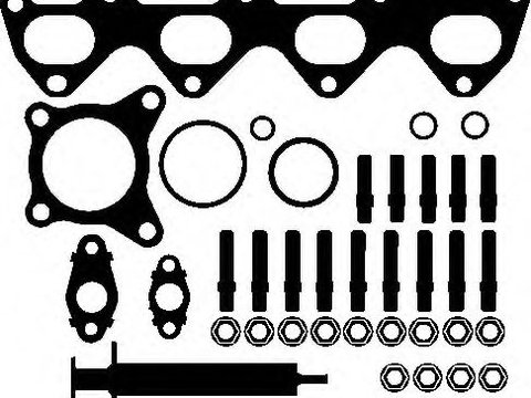 Set montaj, turbocompresor VW GOLF VI Variant (AJ5) (2009 - 2013) ELRING 214.600