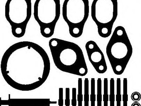 Set montaj, turbocompresor VW TOURAN (1T1, 1T2) (2003 - 2010) ELRING 704.040