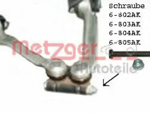 Set montare, legatura AUDI A4 (8E2, B6) (2000 - 2004) METZGER 55002118