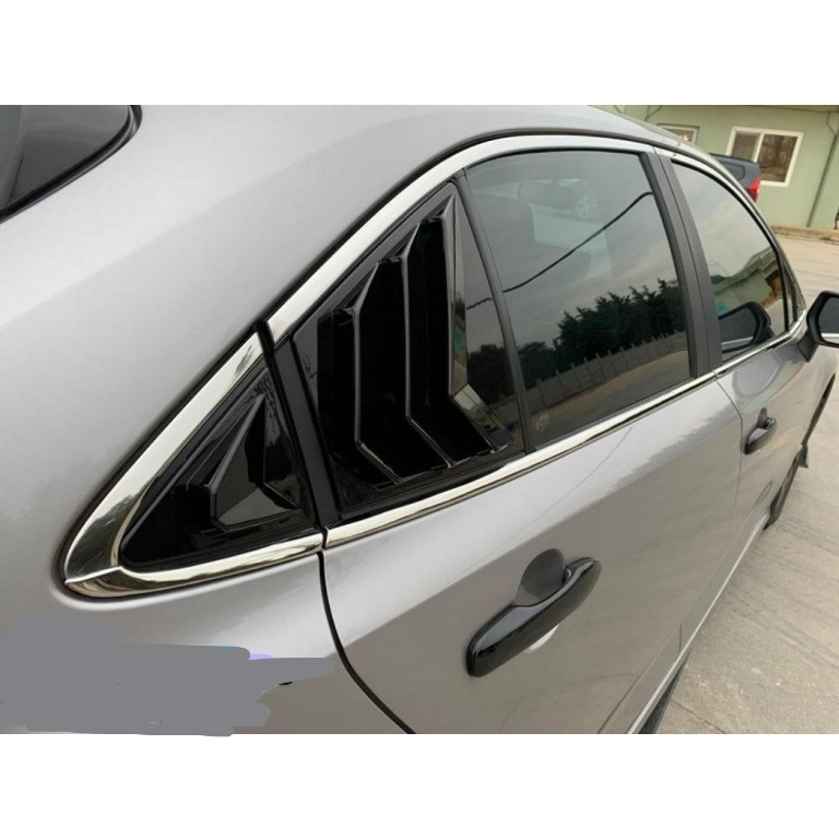 Set ornamente crom geamuri Toyota Corolla DUPA AN 2019 - NOU