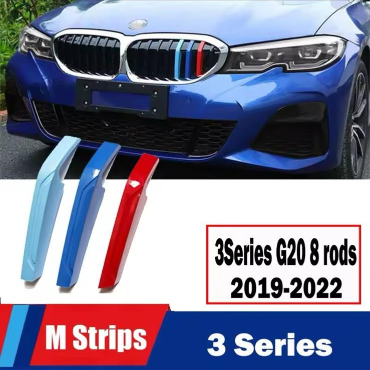 Set ornamente plastic grila fata compatibil BMW seria 3 2019- 2022 G20 8b