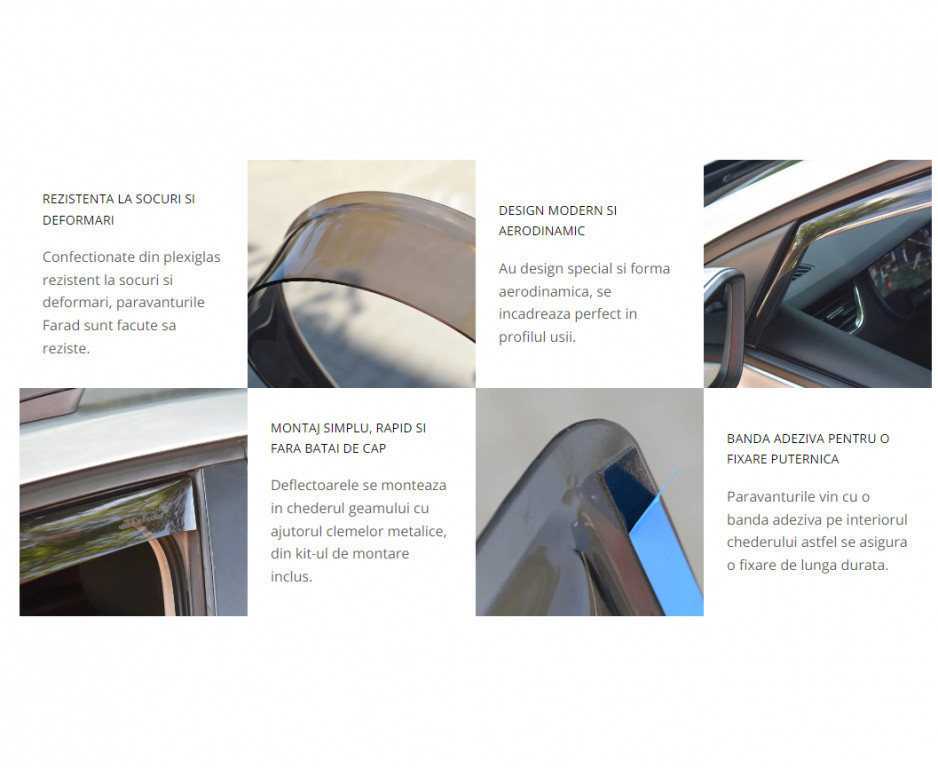 Set paravanturi fata FORD FIESTA (2008-) 12546