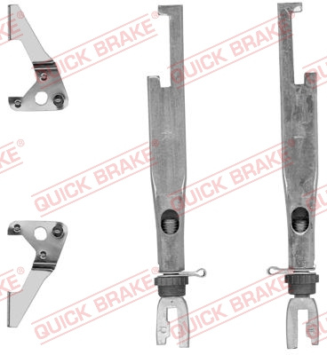 Set pentru reglare ulterioar?, frn? tambur puntea spate (10253005 QBK) Citroen,DACIA,MITSUBISHI,PEUGEOT,RENAULT,SMART,VOLVO