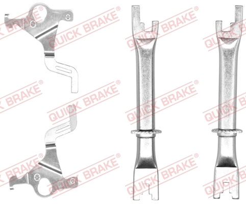 Set pentru reglare ulterioara frana tambur ~ NP300 NAVARA (D40) 2.5 dCi 4WD (D40TT, D40T, D40M, D40BB) pick-up 2,488 190 diesel ~ 111 53 005 ~ QUICK BRAKE