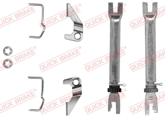 Set pentru reglare ulterioara, frana tambur QUICK BRAKE 10253009 model OPEL COMBO Autoutilitara/limuzina spatioasa (71_) 1994 1995 1996 1997 1998 1999 2000 2001