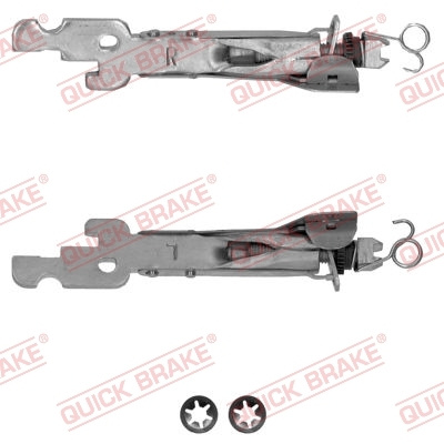 Set pentru reglare ulterioara frana tambur ~ SANDERO II 1.5 dCi 75 / Blue dCi 75 (B8JW, B8M4, B8AH, B8M7, B8M6) hatchback 1,461 75 diesel ~ 101 53 004 ~ QUICK BRAKE