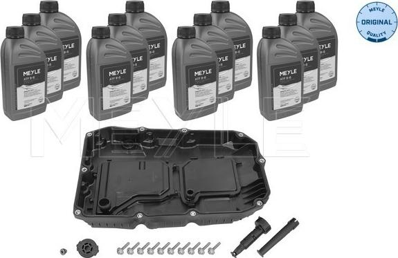 Set piese. schimb de ulei cutie de viteze automata Automatic gearbox hydraulic filter with gasket 725.0 725.1 9-G Tronic W9A400 MERCEDES-BENZ C-CLASS T-Model (S205), Turism, 09.2014 - Meyle 014 135 0305/XK