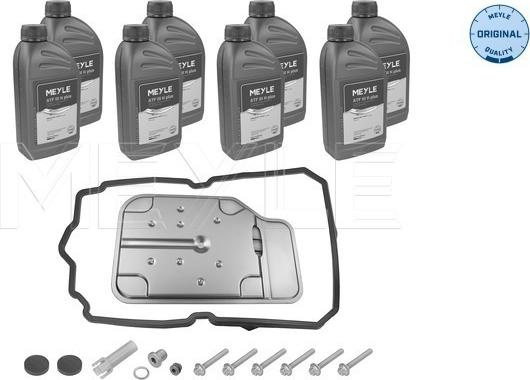 Set piese. schimb de ulei cutie de viteze automata Automatic gearbox hydraulic filter with gasket With oil MERCEDES C CL20 MERCEDES-BENZ C-CLASS T-Model (S205), Turism, 09.2014 - Meyle 014 135 1212