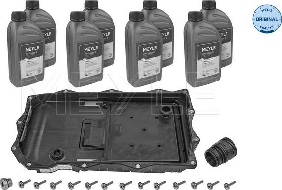 Set piese. schimb de ulei cutie de viteze automata Automatic gearbox hydraulic filter with gasket with oil IVECO DAILY V M BMW 3 Gran Turismo VI (F34), Hatchback, 07.2012 - Meyle 300 135 1007