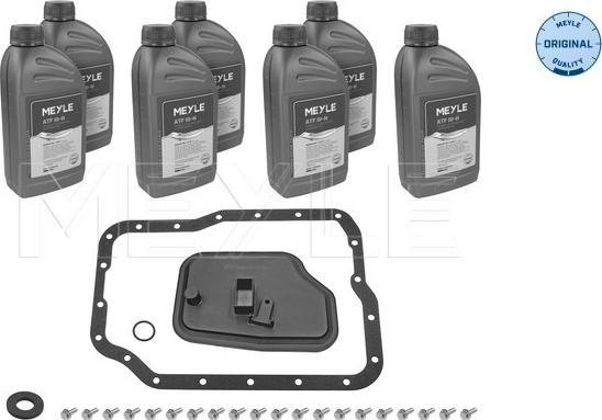 Set piese. schimb de ulei cutie de viteze automata Automatic gearbox hydraulic filter with gasket With oil 4F27E FORD C-MA FORD FOCUS C-MAX (DM2), Dubita, 10.2003 - 03.2007 Meyle 714 135 0004