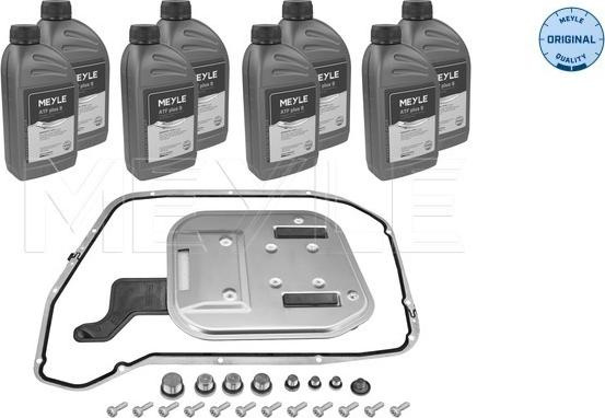Set piese. schimb de ulei cutie de viteze automata Gearbox hydraulic filter With oil 8HP55-AH AUDI A6 C7 A8 D4 Q5 2.0H 06. AUDI A6/S6 IV (4G2, 4GC, C7), Sedan, 11.2010 - 09.2018 Meyle 100 135 0018