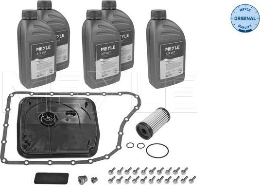 Set piese. schimb de ulei cutie de viteze automata Automatic gearbox hydraulic filter with gasket With oil CFT23 FORD Focus FORD FOCUS C-MAX (DM2), Dubita, 10.2003 - 03.2007 Meyle 714 135 0003