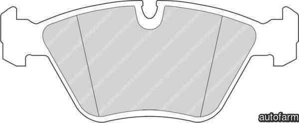 Set placute de frana BMW 3 E36 FERODO FDB577