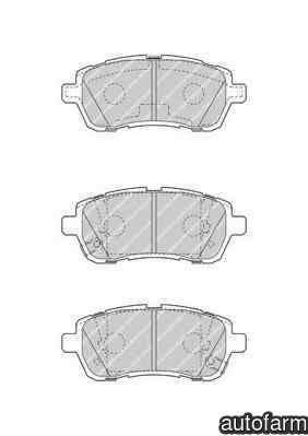 Set placute de frana DAIHATSU CUORE VIII FERODO FDB4426