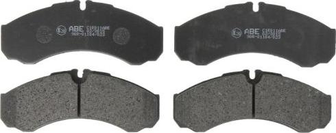 Set placute de frana IVECO DAILY III caroserie inchisa/combi ABE C1E011ABE