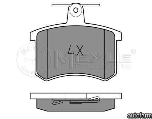Set placute de frana LANCIA THEMA SW 834 MEYLE 025 211 4416