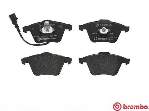 Set placute de frana P 85 079 BREMBO pentru Skoda Superb Vw Golf Audi A3 Vw Rabbit Audi Tt Vw Passat Seat Leon Vw Cc