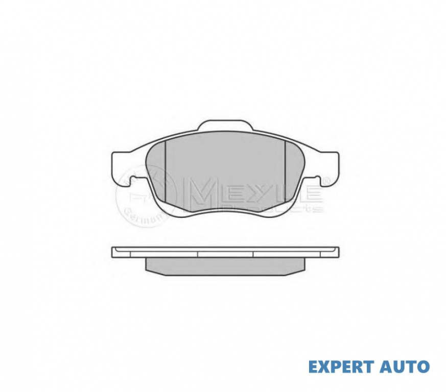 Set placute de frana Peugeot PARTNER pla
