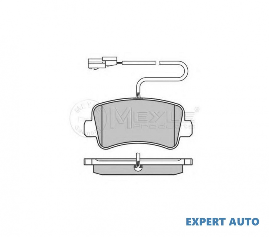 Set placute de frana Renault MASTER III platou / sasiu (EV, HV, UV) 2010-2016 #2 0252511218W